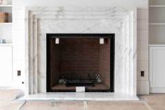 Calacatta Fireplace 
