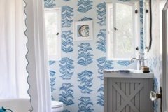 BananaLeafWallpaperinSapphire-LargeSample13x24