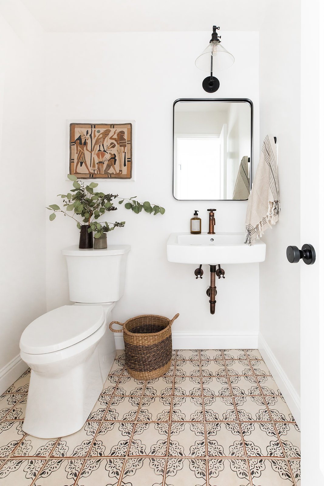 artisan tile in modern kitchen